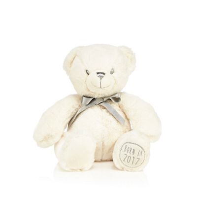 Debenhams White stuffed teddy bear